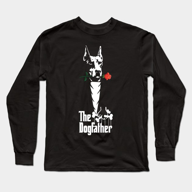 The Dog Father Funny Hollywood Parody Long Sleeve T-Shirt by alltheprints